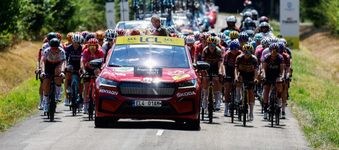 Škoda Auto во второй раз поддерживает Tour de France Femmes avec ZWIFT