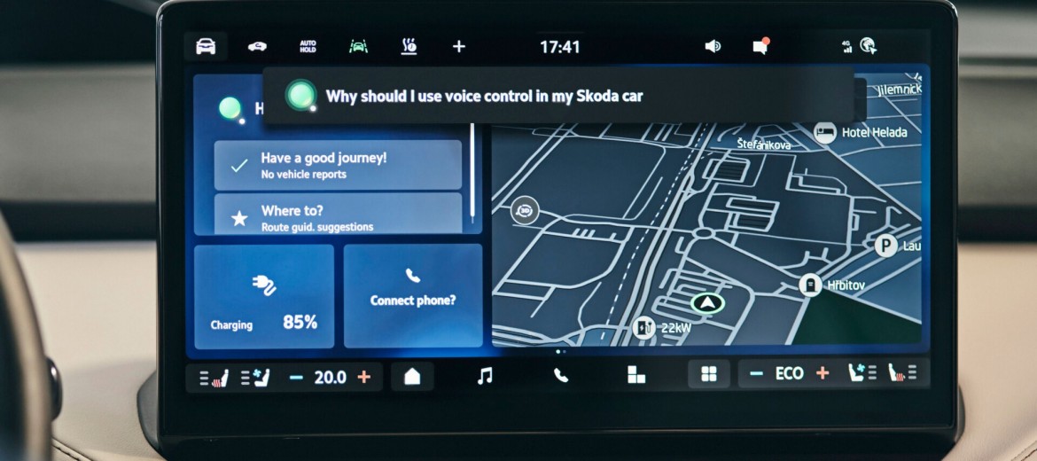 Голосовой помощник Škoda "Лаура" теперь дополнен функциями ChatGPT