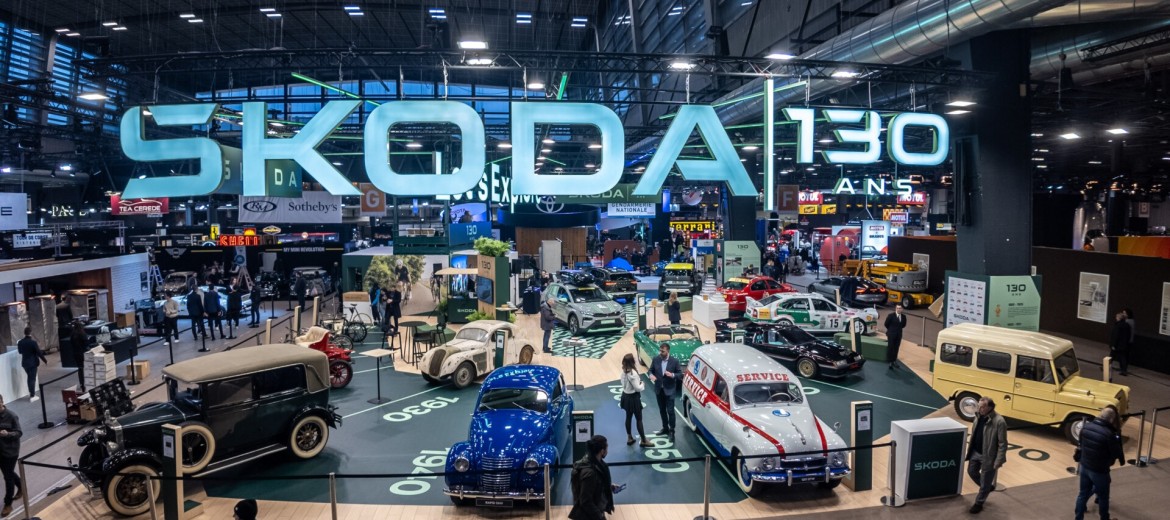 Škoda на выставке Rétromobile