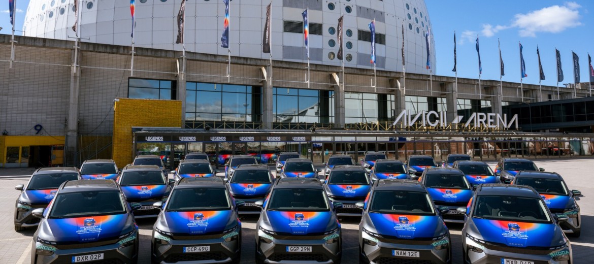 Škoda отмечает 32-й год в роли главного спонсора чемпионата мира по хоккею и мировая премьера нового семейства Enyaq RS