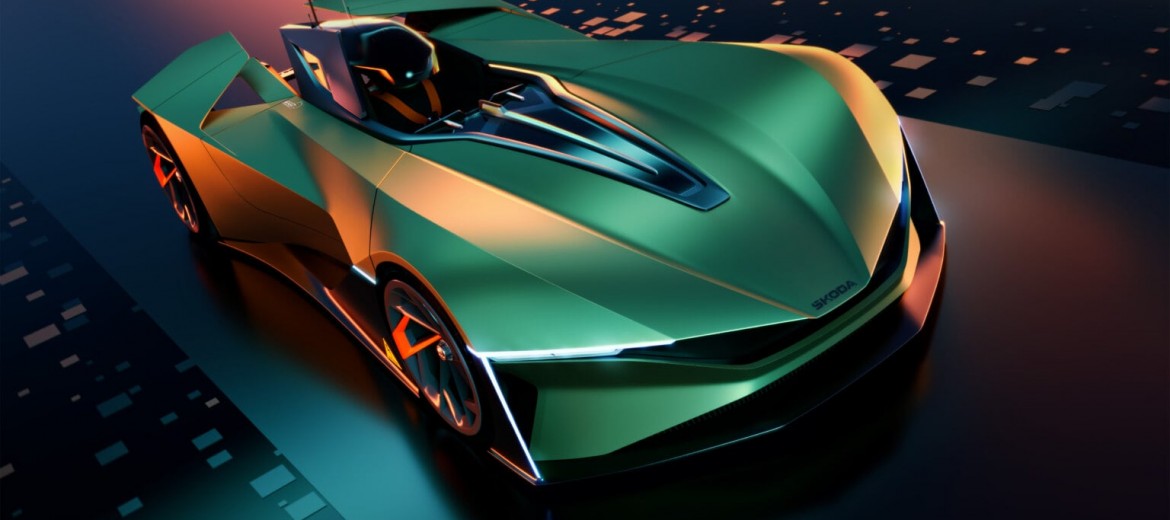 Skoda переходит на Gran Turismo: эксклюзивный дизайнерский концепт Skoda Vision Gran Turismo снимается в популярной серии видеоигр
