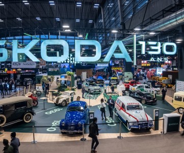 Škoda на выставке Rétromobile