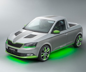 Skoda представляет концепт-пикап Fabia FUNstar