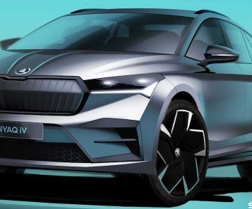 Официальный тизер Skoda Enyaq iV 2021 года