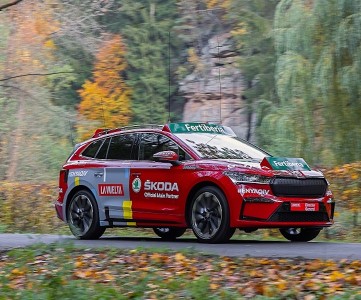 Skoda ENYAQ iV участвуют в La Vuelta