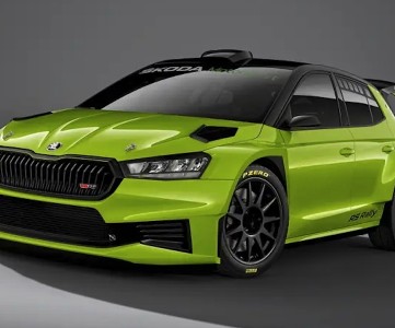 Новейшая раллийная Skoda Fabia