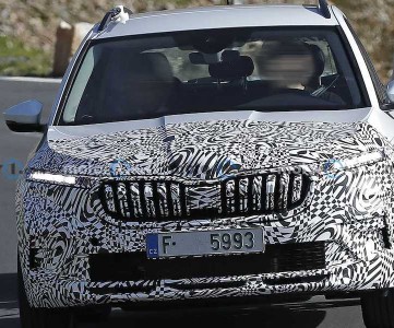 Шпионские снимки рестайлинговой Skoda Kamiq