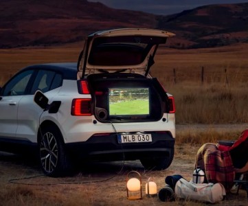 Volvo EX30 научился питать внешние устройства: новая функция V2L