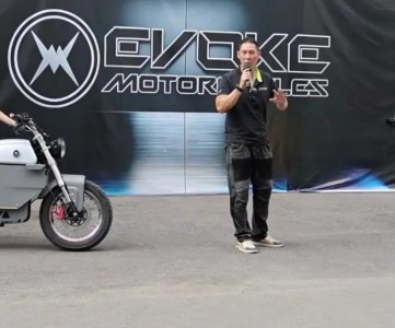 Дешёвый электромотоцикл Evoke Nrgy за $5000: 120 км/ч и выход на рынки США и ЕС
